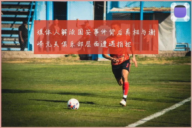 媒体人解读国安事件背后真相与谢峰无关俱乐部层面遭遇指控